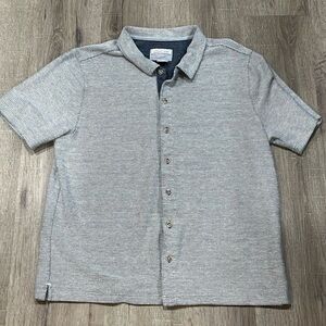 EUC Men’s Carbon2Cobalt Knit Short Sleeve Button Front Classic Beach Polo Shirt